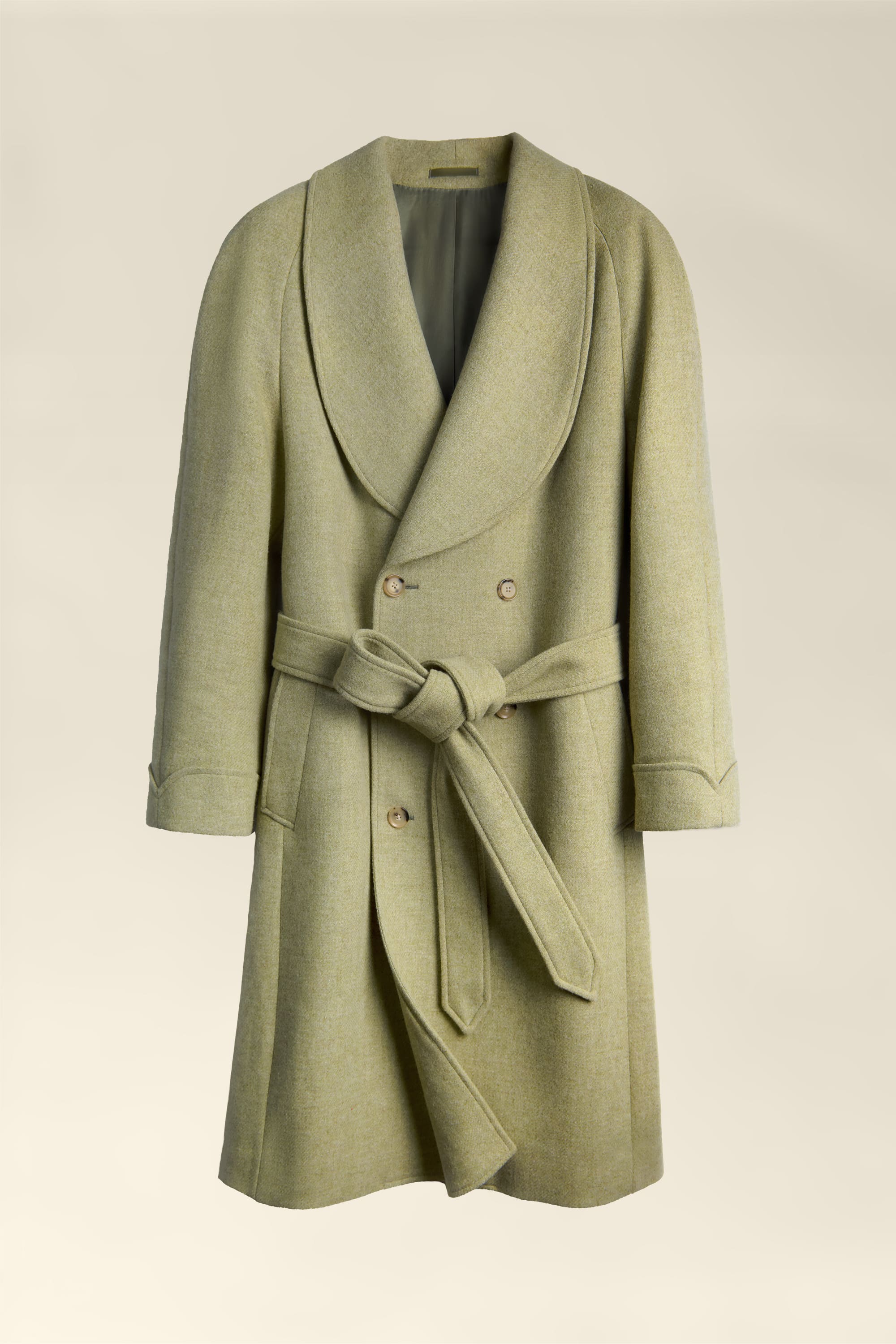 The Aurelian Overcoat in Sage